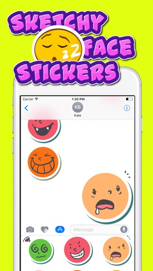 Sketchy Face Stickers(圖3)-速報App