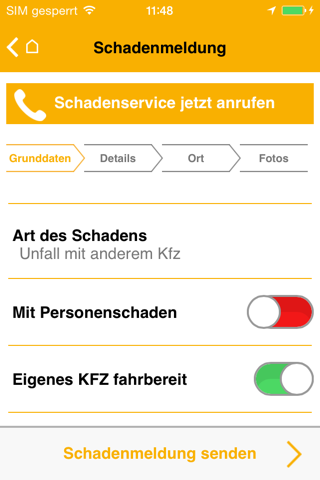 VHV Schaden screenshot 2