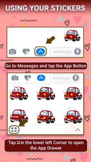 Car : Animated Stickers