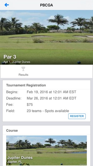 Palm Beach County Golf Assoc(圖2)-速報App