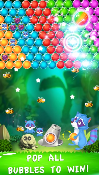 Bubble Raccoon Shooter screenshot 3