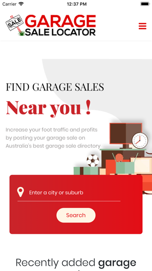 Garage Sale Locator