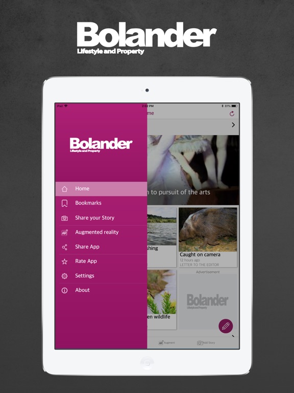 iPad Image of Bolander Lifestyle