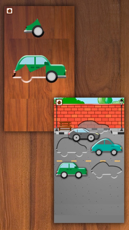 Cars - Wooden Puzzle Game