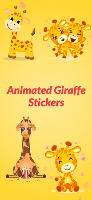 Mutant Giraffes Animated Emoji