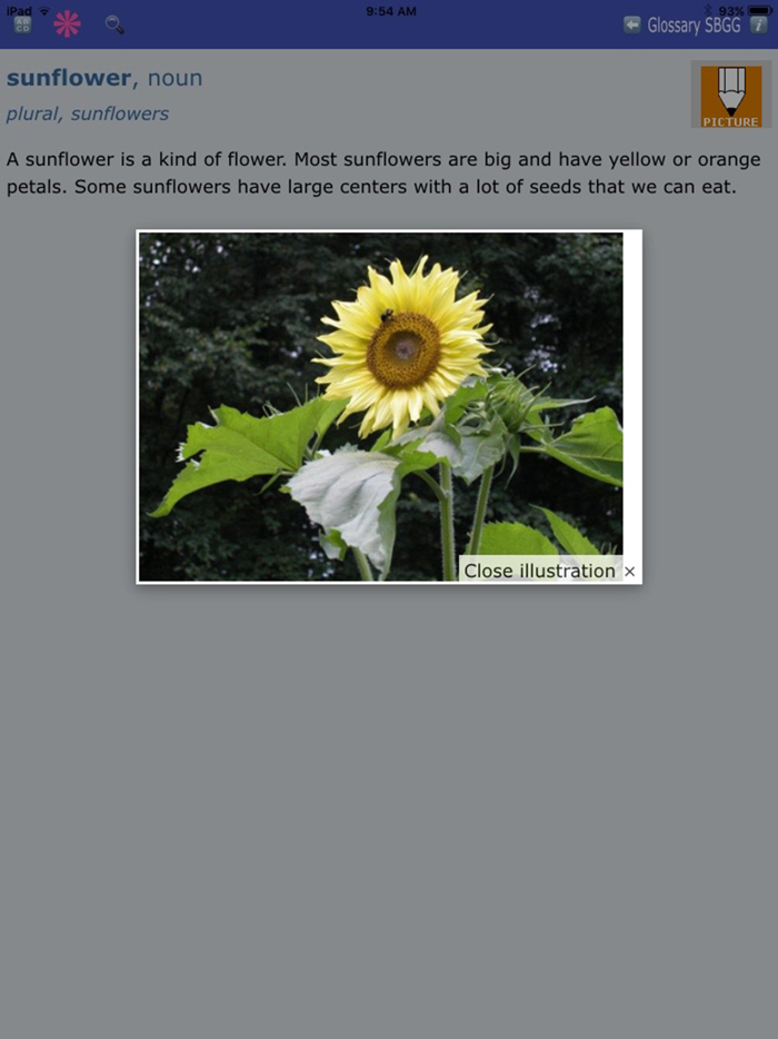 Signing BotanicalGrdn Glossary