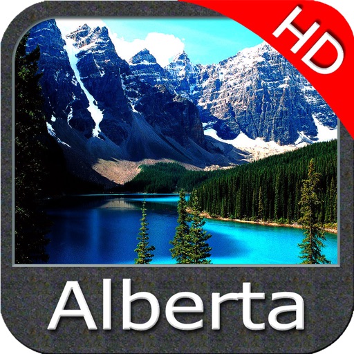 Alberta HD Lakes Fishing maps by Flytomap