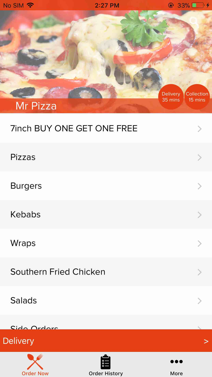 Mr Pizza Redditch