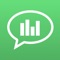 Statistics for WhatsApp analyzes your chats in WhatsApp (single chats as well as group chats) and presents you fascinating statistics