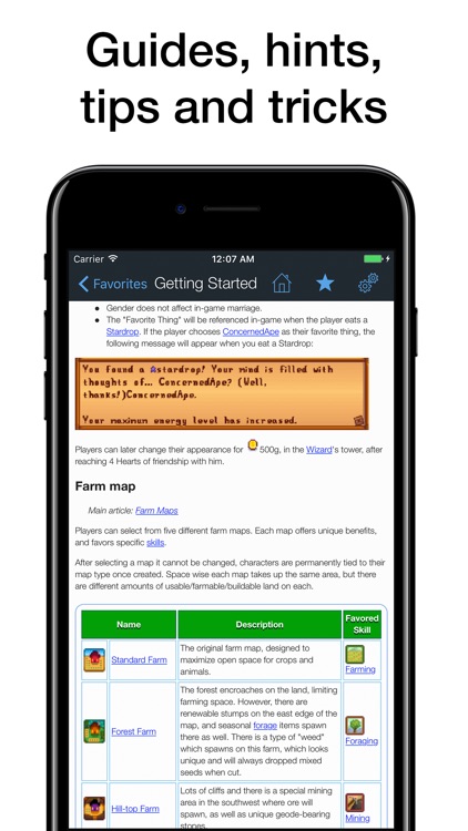Pocket Wiki for Stardew Valley