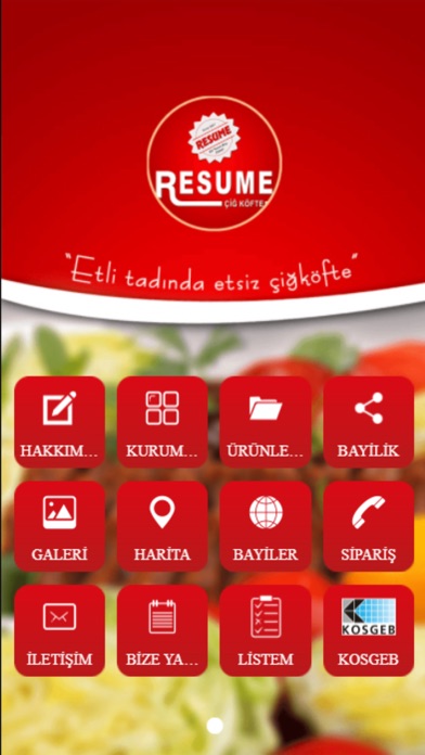 Resume Çiğ Köfte screenshot 2