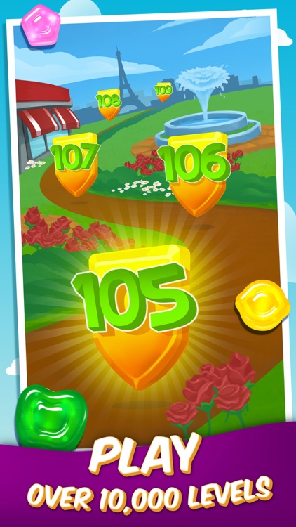 Gummy Drop! – A Match 3 Puzzle Game screenshot-3