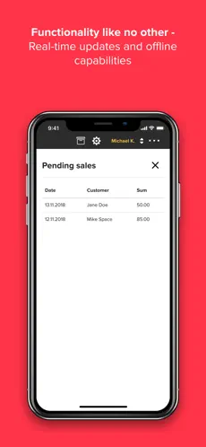 Catturare 3 Point of Sale (POS) iphone