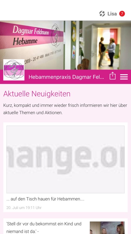 Hebamme Dagmar Feldmann