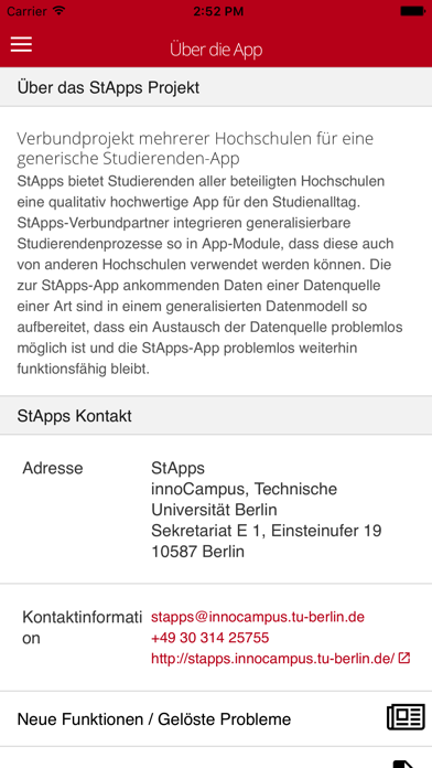 StApps - Studi App TU Berlin screenshot 4