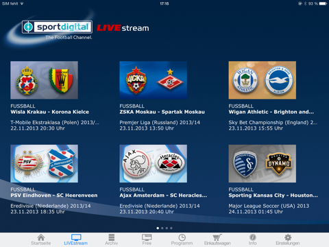 sportdigital – LIVE Fußball screenshot 2