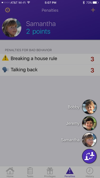 Privilege Points Chore Tracker screenshot-4