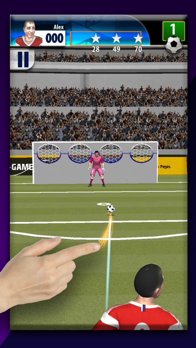 Real Free Kicks 3D Soccer Game screenshot 3