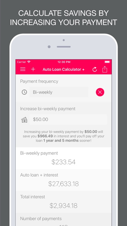Auto Loan Calculator +
