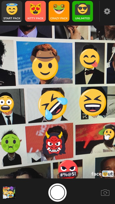 faceout - emoji privacy camera screenshot 2