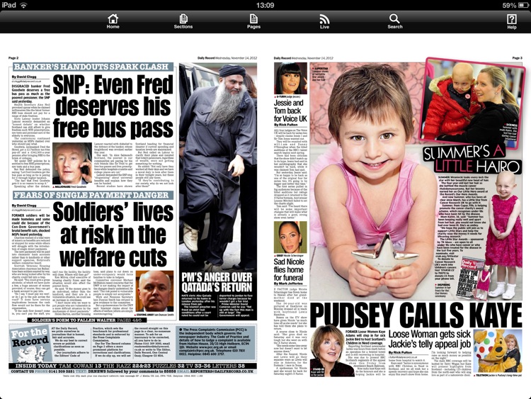 Daily Record Newspaper App screenshot-3