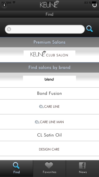 Keune Salon Finder