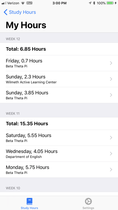 Beta Study Hours (BetaThetaPi) screenshot 3