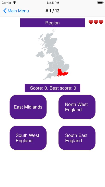 Regions of the United Kingdom