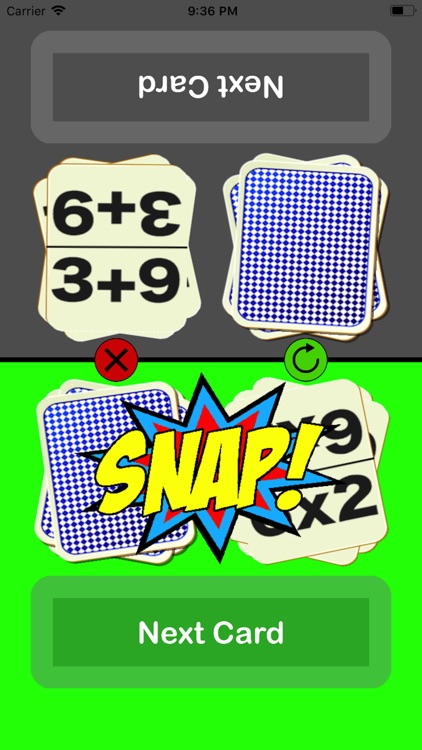 Number Snap Card Game