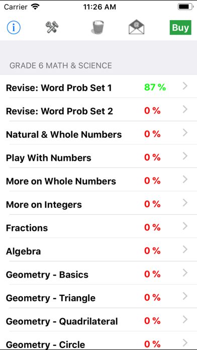 How to cancel & delete Grade 6 Math & Science from iphone & ipad 4