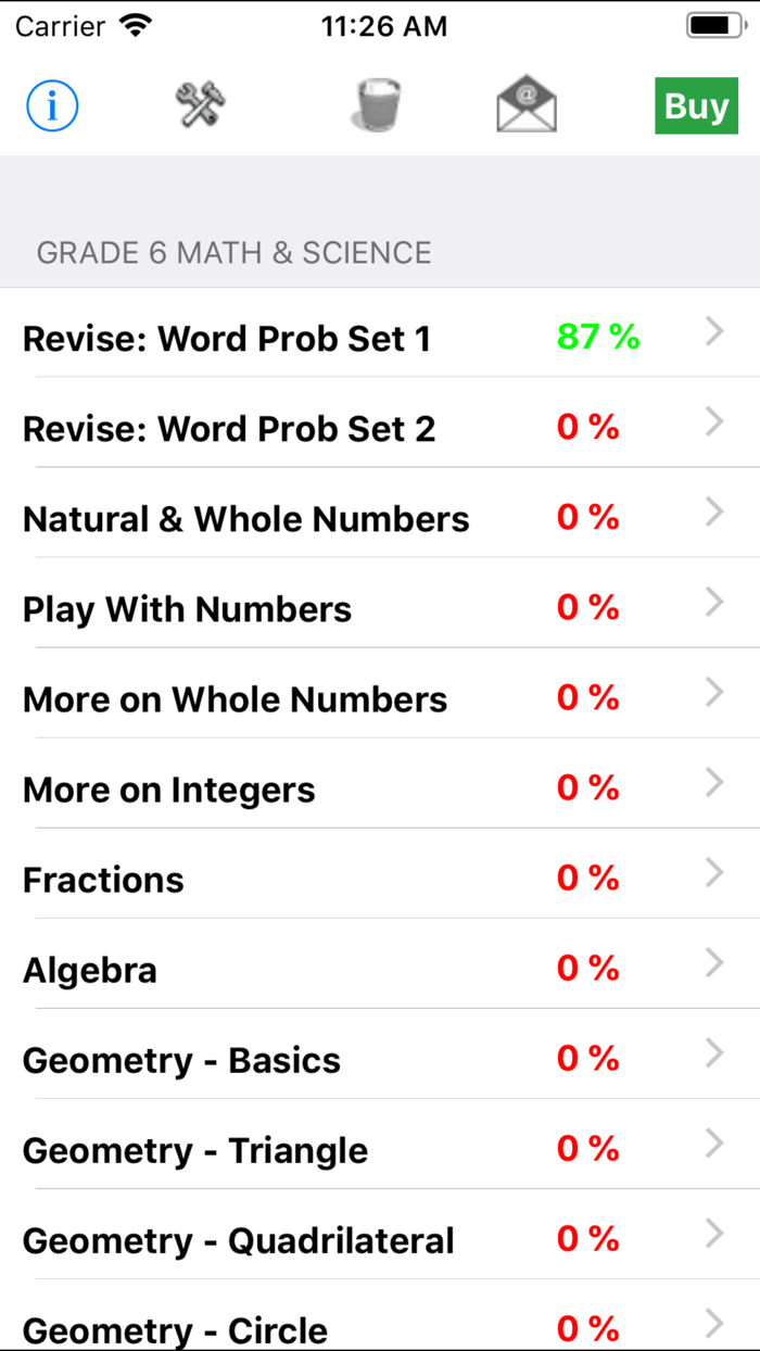 Grade 6 Math  Science