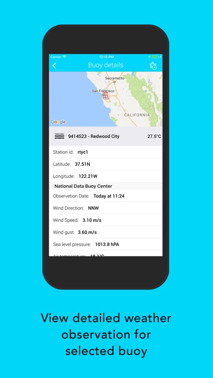 NOAA Marine Weather Forecast - Buoys Weather Data