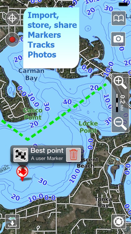 Aqua Map Oklahoma Lakes GPS