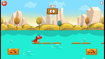 恐龙水上跳跃- 好玩的游戏 screenshot 2