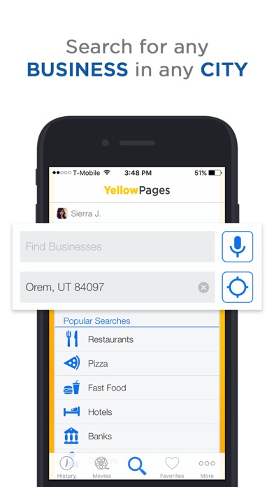 Yellow Pages review screenshots