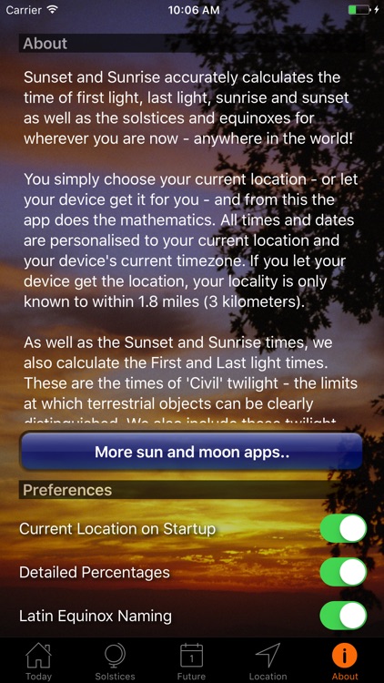 Sunset and Sunrise Times screenshot-4