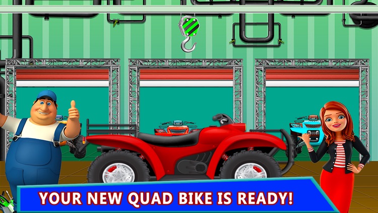 Quad Bike Factory Workshop Sim screenshot-4