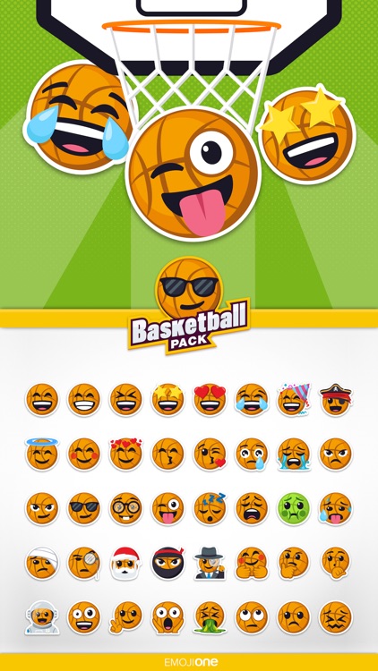 Basketball Pack by EmojiOne screenshot-0