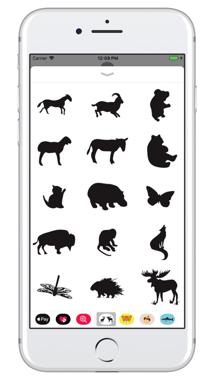Animals silhouettes - siluette