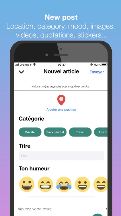 BlogIt - Diary, Journal, Blog screenshot-5