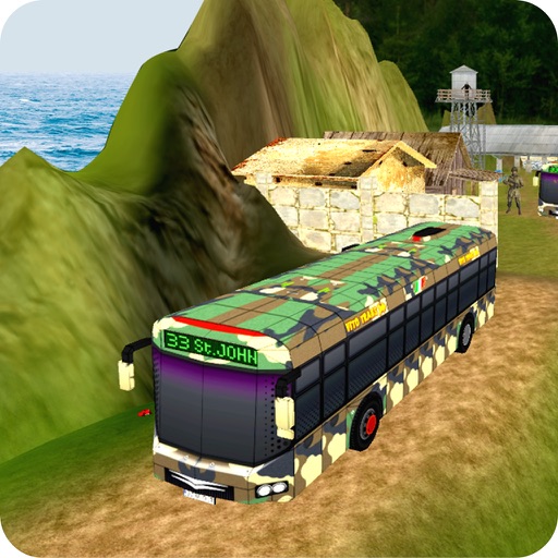 Real Army Bus Transport icon