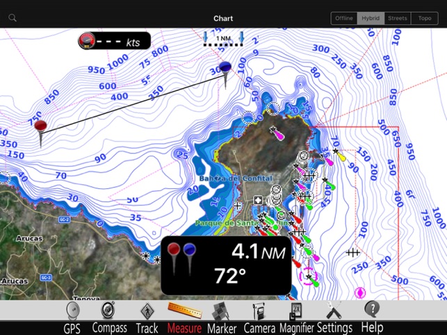 Canary Islands Nautical Map HD