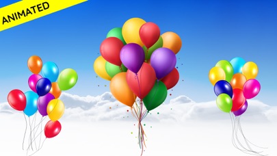 Animated Balloons Text Sticker screenshot 3