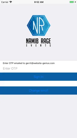 Game screenshot Namib Rage Events apk