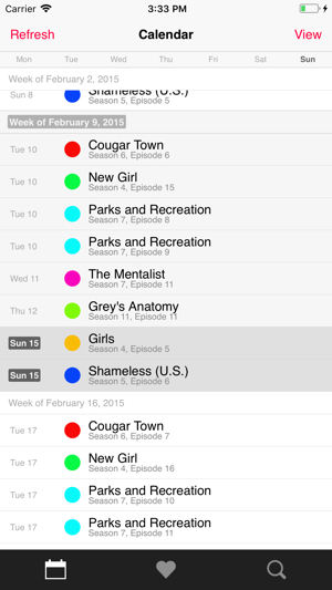 TV Airdates