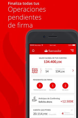 Santander Empresas screenshot 2