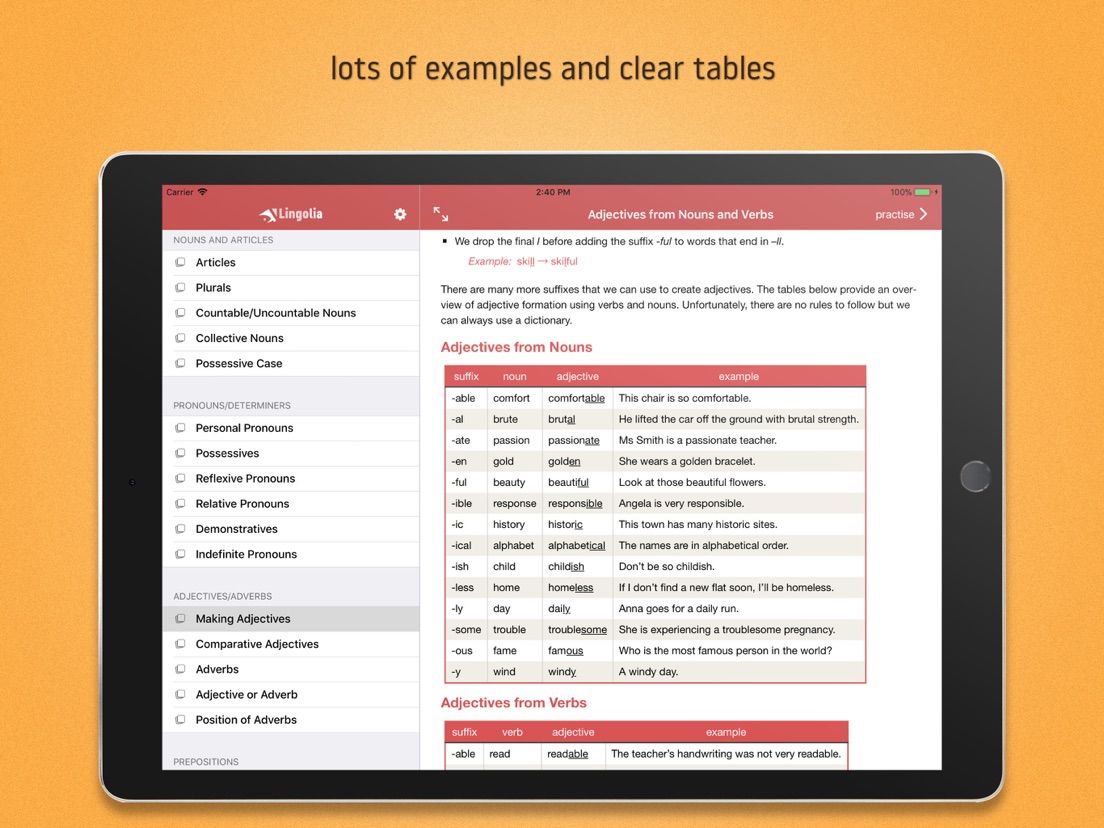 Lingolia English Grammar - IPad App - AppWereld