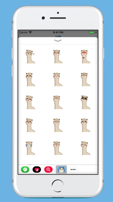 Llama Animated Sticker screenshot 2