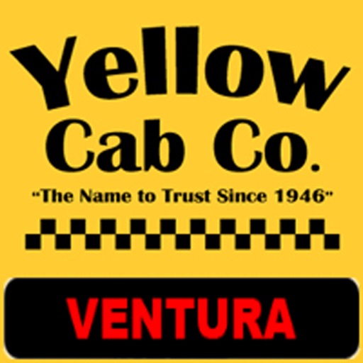 Yellow cab of Ventura icon