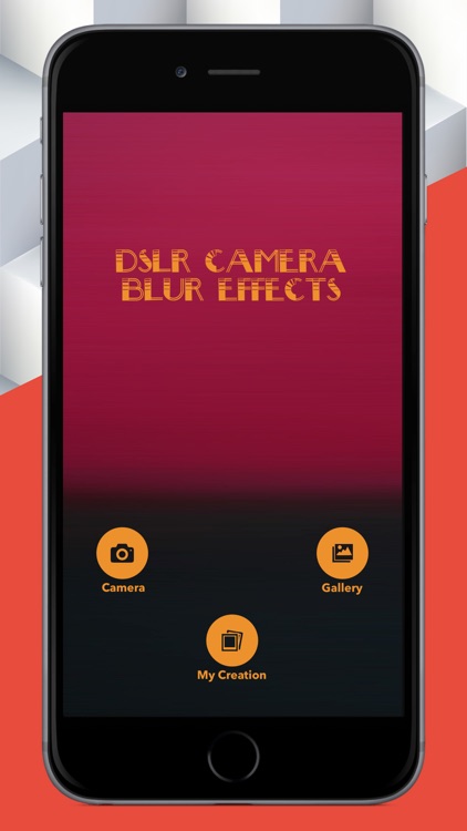 DSLR Camera Blur Effect